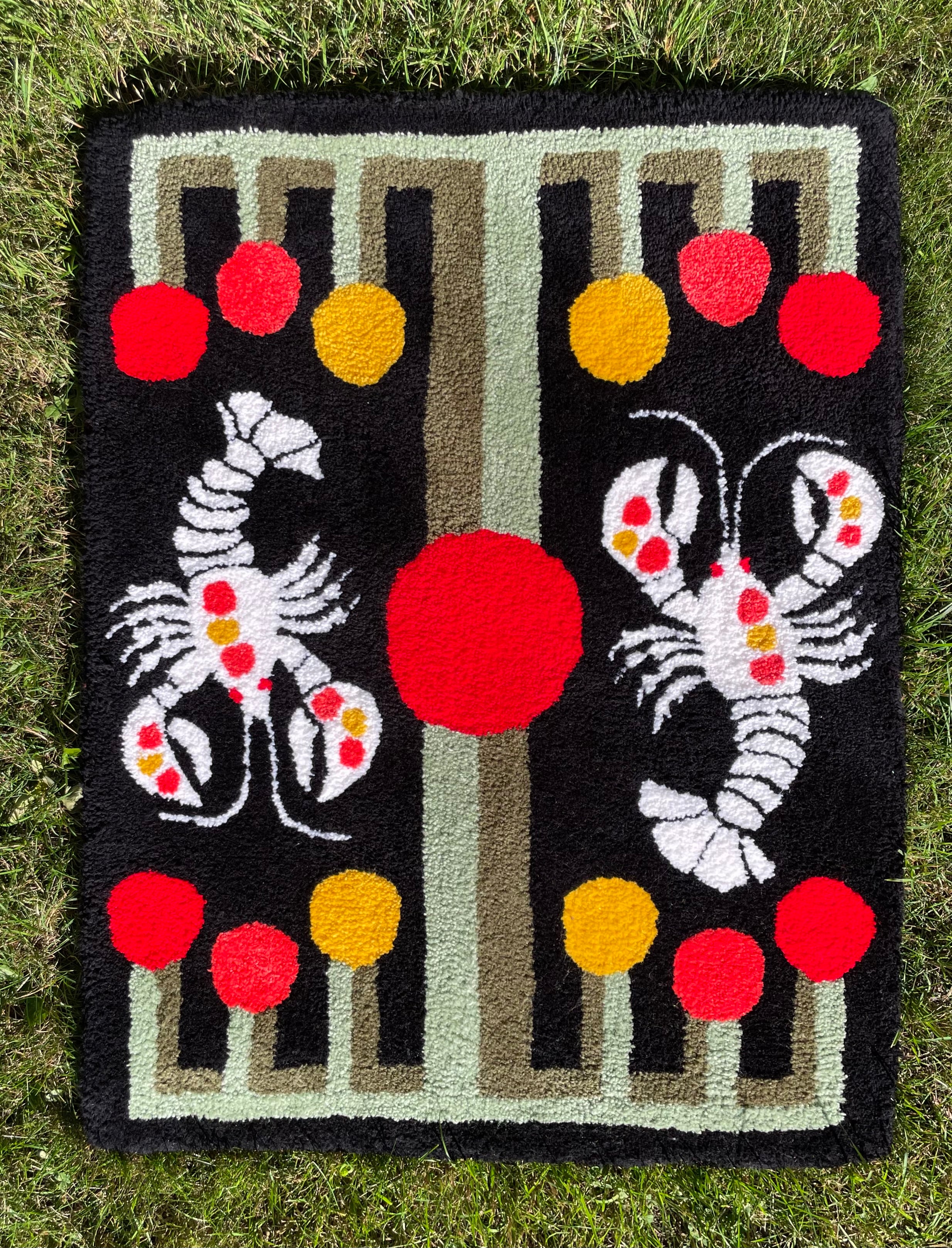 Ghost Lobsters Rug