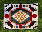 Black Birds on White Rug